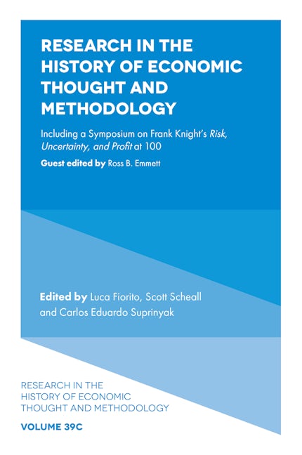 Book cover image for Research in the History of Economic Thought and Methodology ISBN: 9781800711495